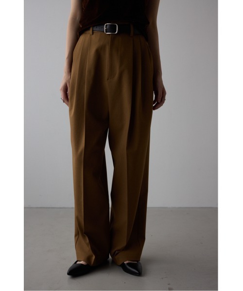 STYLEMIXER（スタイルミキサー）の「3タックスラックス（スラックス・レディース・ライトブラウン/グレー/アイボリー/ブラック・SMALL/MEDIUM/LARGE）」の4枚目の写真