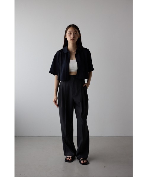 STYLEMIXER（スタイルミキサー）の「3タックスラックス（スラックス・レディース・ライトブラウン/グレー/アイボリー/ブラック・SMALL/MEDIUM/LARGE）」の13枚目の写真