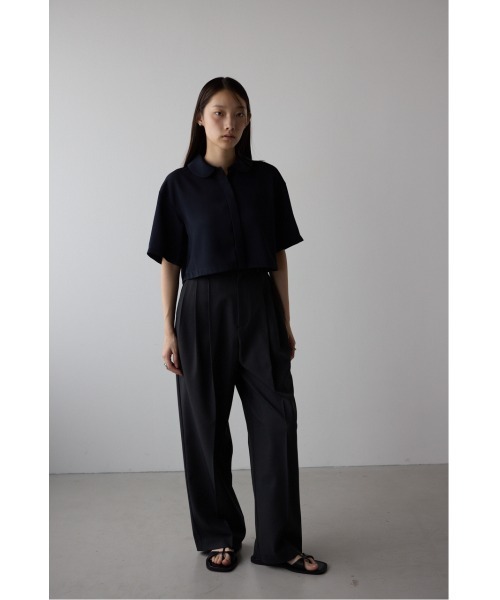 STYLEMIXER（スタイルミキサー）の「3タックスラックス（スラックス・レディース・ライトブラウン/グレー/アイボリー/ブラック・SMALL/MEDIUM/LARGE）」の14枚目の写真