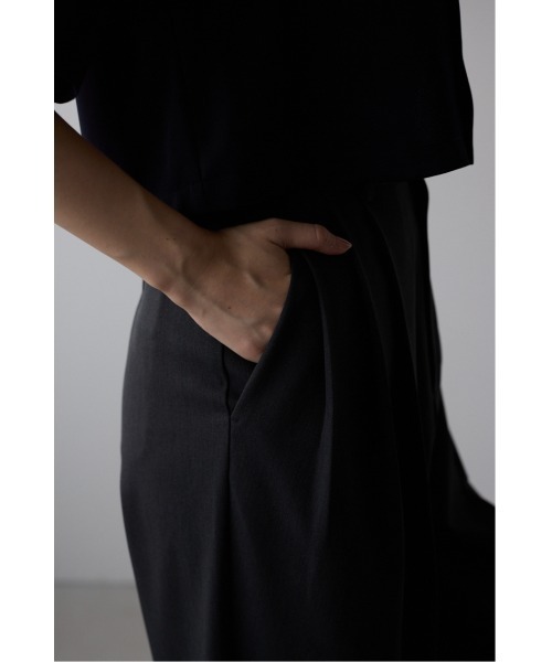 STYLEMIXER（スタイルミキサー）の「3タックスラックス（スラックス・レディース・ライトブラウン/グレー/アイボリー/ブラック・SMALL/MEDIUM/LARGE）」の19枚目の写真