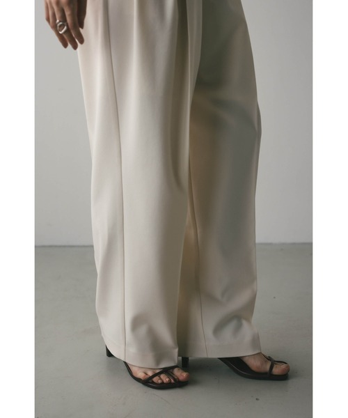 STYLEMIXER（スタイルミキサー）の「3タックスラックス（スラックス・レディース・ライトブラウン/グレー/アイボリー/ブラック・SMALL/MEDIUM/LARGE）」の11枚目の写真