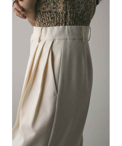 STYLEMIXER（スタイルミキサー）の「3タックスラックス（スラックス・レディース・ライトブラウン/グレー/アイボリー/ブラック・SMALL/MEDIUM/LARGE）」の9枚目の写真