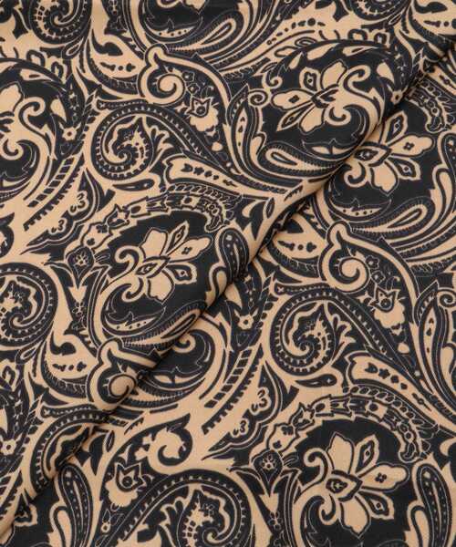 le.coeur blanc（ルクールブラン）の「《WEB限定アイテム》ペイズリープリントビッグスカーフ（バンダナ/スカーフ・レディース・ブラック系その他/ホワイト系その他2/グリーン系その他2・FREE）」の16枚目の写真