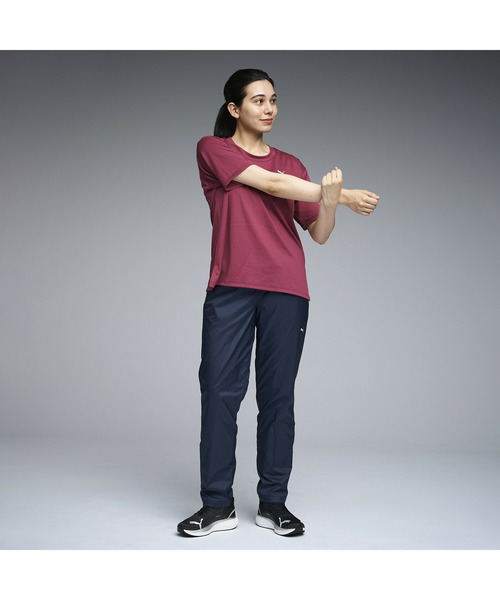 PUMA(プーマ)の「PUMA プーマ ウィメンズ トレーニング TAD ベーシック 半袖 Tシャツ(Tシャツ/カットソー・レディース・ワイン・MEDIUM/LARGE/X-LARGE/SMALL)」の3枚目の写真