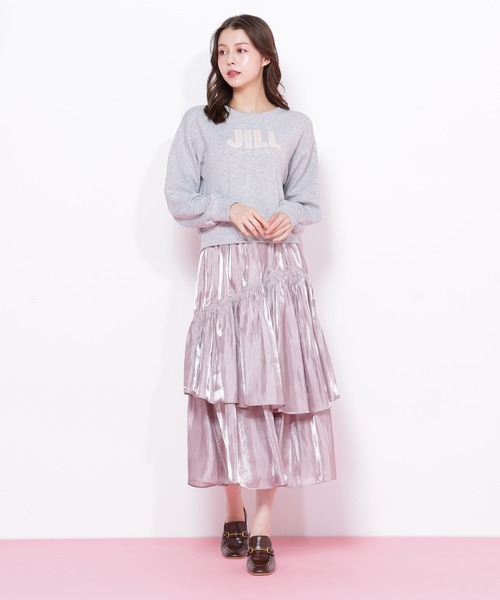 JILL by JILL STUART（ジルバイジルスチュアート）の「◇フェイクファーロゴダイバースウェット（スウェット・レディース・ホワイト/グレー/ネイビー・FREE）」の9枚目の写真