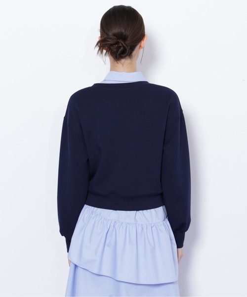 JILL by JILL STUART（ジルバイジルスチュアート）の「◇フェイクファーロゴダイバースウェット（スウェット・レディース・ホワイト/グレー/ネイビー・FREE）」の4枚目の写真