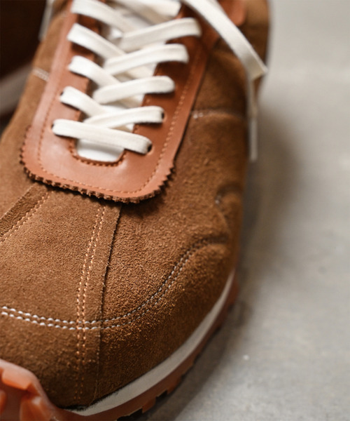 EARLE（アール）の「EARLE アール / E classic leather runner レザークラシックランナースニーカー / ER5450（スニーカー・メンズ・ブラウン/ブラック・40/42/44）」の7枚目の写真