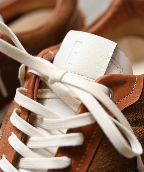 EARLE（アール）の「EARLE アール / E classic leather runner レザークラシックランナースニーカー / ER5450（スニーカー・メンズ・ブラウン/ブラック・40/42/44）」の8枚目の写真