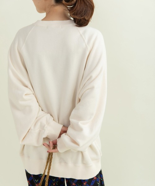 CHILD WOMAN（チャイルドウーマン）の「オオカミプリント裏毛プルオーバー（スウェット・レディース・アイボリー/グレー/レッド・FREE）」の17枚目の写真