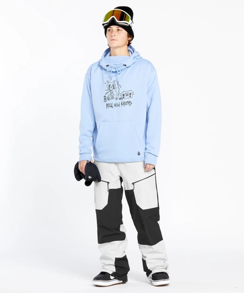 VOLCOM(ボルコム)の「【VOLCOM/ボルコム】 Womens Stone Mica 20K Pants /リラックスフィットスキースノーボードパンツ(その他パンツ・レディース・ブラック/ホワイト系その他/ライトグレー・SMALL/MEDIUM)」の1枚目の写真
