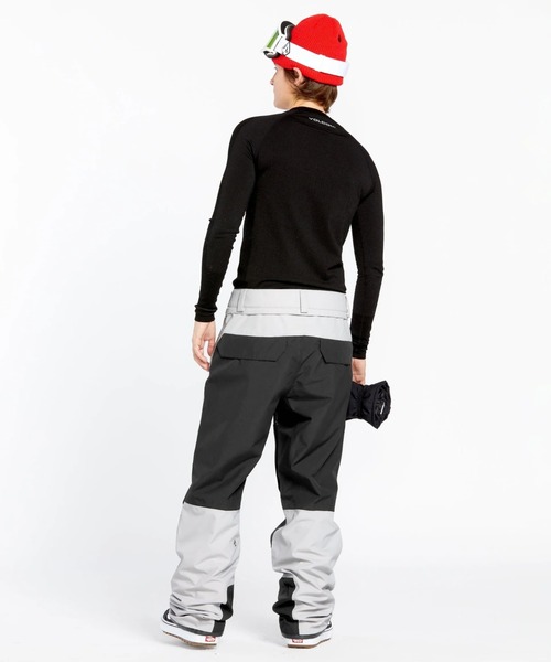 VOLCOM(ボルコム)の「【VOLCOM/ボルコム】 Womens Stone Mica 20K Pants /リラックスフィットスキースノーボードパンツ(その他パンツ・レディース・ブラック/ホワイト系その他/ライトグレー・SMALL/MEDIUM)」の4枚目の写真