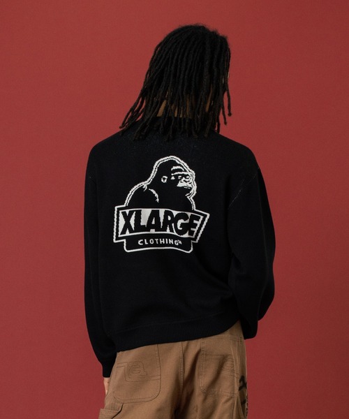 XLARGE(エクストララージ)の「SLANTED OG KNIT SWEATER(ニット/セーター・メンズ・ブラック/グレー/ブルー・S/M/L/XL)」の8枚目の写真