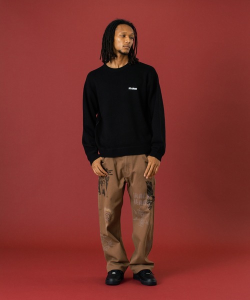 XLARGE(エクストララージ)の「SLANTED OG KNIT SWEATER(ニット/セーター・メンズ・ブラック/グレー/ブルー・S/M/L/XL)」の9枚目の写真