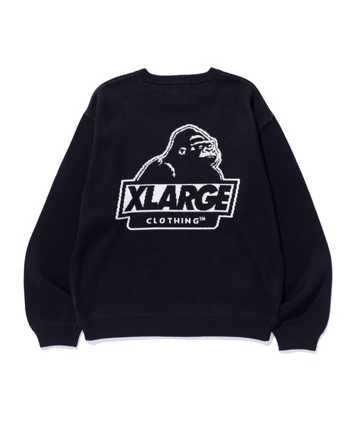 XLARGE(エクストララージ)の「SLANTED OG KNIT SWEATER(ニット/セーター・メンズ・ブラック/グレー/ブルー・S/M/L/XL)」の15枚目の写真