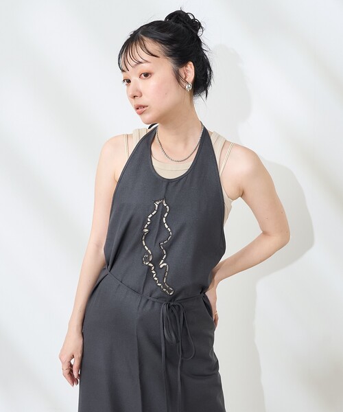 ワンピース BASERANGE LEI APRON DRESS FREAK'S STORE ワンピース Baserange/ベースレンジ LEI APRON