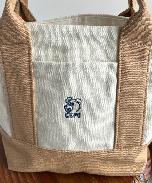 cepo（セポ）の「クマ刺繍ミニトートバッグ（ハンドバッグ・レディース・ネイビー系/レッド系/ベージュ系・FREE）」の19枚目の写真