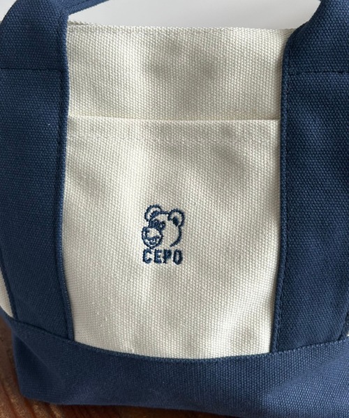 cepo（セポ）の「クマ刺繍ミニトートバッグ（ハンドバッグ・レディース・ネイビー系/レッド系/ベージュ系・FREE）」の20枚目の写真