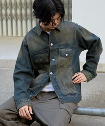 オーバーサイズ デニムジャケット ダークブルー 13.5oz オーバーサイズデニムジャケット | 【公式】SPU スプ公式