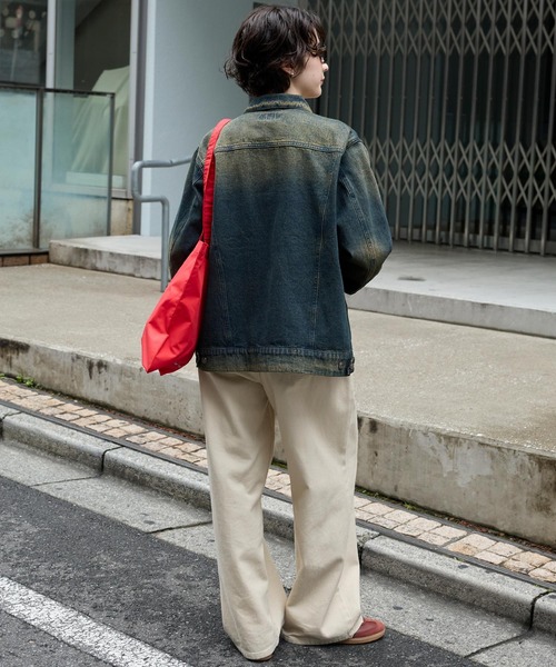 セール】ヴィンテージライク オーバーサイズデニムジャケット（デニム