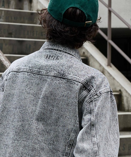 リブドロワ モン デニムジャケット ヴィンテージライク オーバーサイズ ヴィンテージライク オーバーサイズデニムジャケット MONO-MART