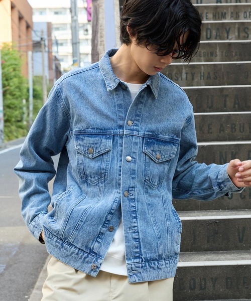 a*1様 ヴィンテージオーバーデニムジャケット ヴィンテージライク オーバーサイズデニムジャケット MONO-MART│MONO