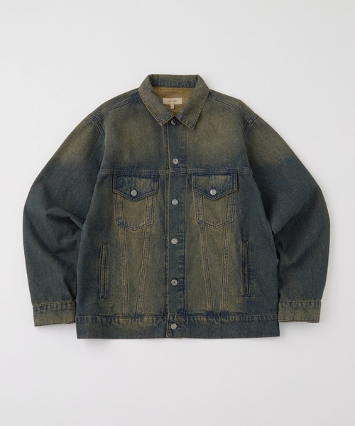 a*1様 ヴィンテージオーバーデニムジャケット ヴィンテージライク オーバーサイズデニムジャケット MONO-MART