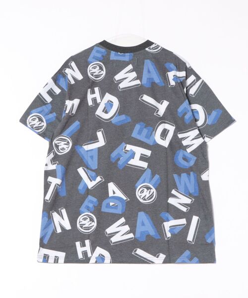 WHITELAND（ホワイトランド）の「【WEB&DEPOT限定】WHITELAND/ホワイトランド/総柄TEE（Tシャツ/カットソー・レディース・ブラック・F）」の2枚目の写真