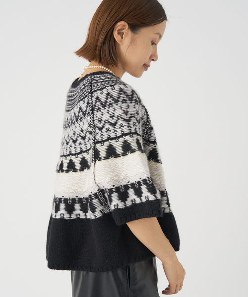 PIUMAカシミヤジャガードニット IENA セール】PIUMAカシミヤジャガードニット（ニット/セーター）｜IENA