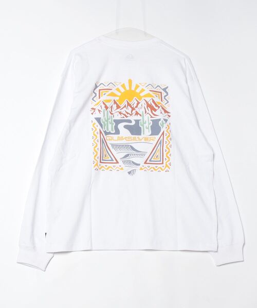 Quiksilver（クイックシルバー）の「クイックシルバー QUIKSILVER DESERT WAVES LT（Tシャツ/カットソー・メンズ・サックスブルー/ブラック/ホワイト・LL/L/M）」の8枚目の写真