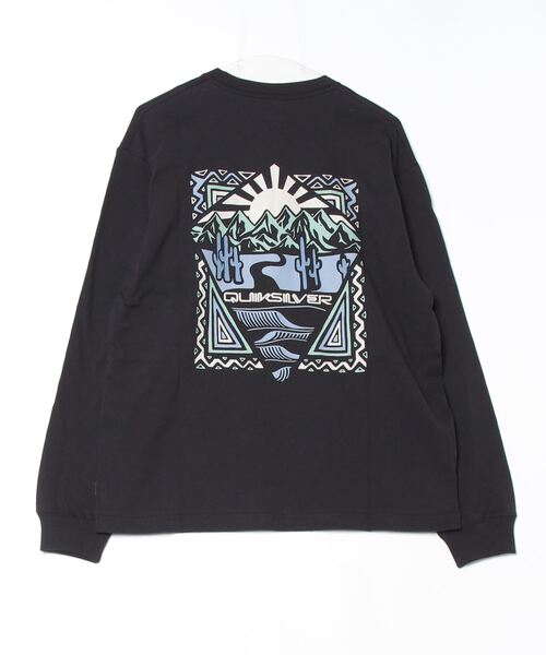 Quiksilver（クイックシルバー）の「クイックシルバー QUIKSILVER DESERT WAVES LT（Tシャツ/カットソー・メンズ・サックスブルー/ブラック/ホワイト・LL/L/M）」の9枚目の写真