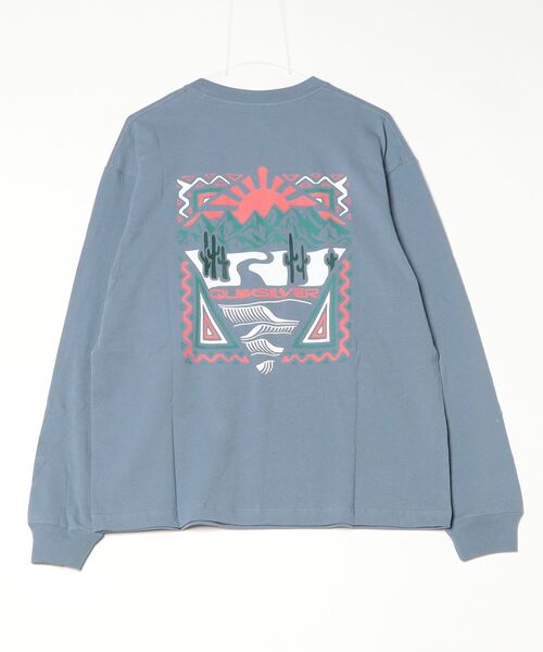 Quiksilver（クイックシルバー）の「クイックシルバー QUIKSILVER DESERT WAVES LT（Tシャツ/カットソー・メンズ・サックスブルー/ブラック/ホワイト・LL/L/M）」の10枚目の写真