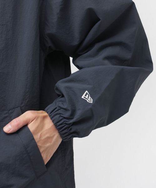 NEW ERA（ニューエラ）の「ニューエラ  NYLON COACH JK NVY（ナイロンジャケット・メンズ・ネイビー・M/L/LL）」の8枚目の写真