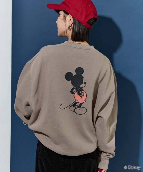 限定展開 別注/Mickey Mouse/ミッキーマウス/前後 プリン トvintage