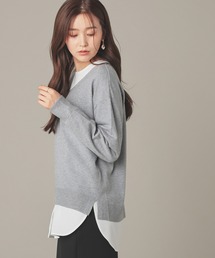【抗菌防臭】シャツレイヤードTシャツ