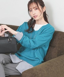 【抗菌防臭】シャツレイヤードTシャツ
