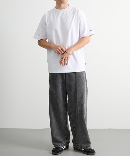 DISCUS(ディスカス)の「【DISCUS】マルチファンクションTシャツ 速乾/UVカット/イージーケア 6222-2602 MNY(Tシャツ/カットソー・メンズ・チャコールグレー/オフホワイト/ブラック・L/XL/M)」の9枚目の写真