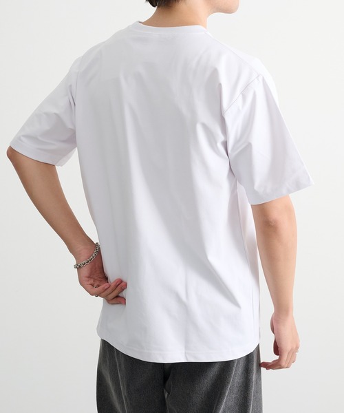 DISCUS(ディスカス)の「【DISCUS】マルチファンクションTシャツ 速乾/UVカット/イージーケア 6222-2602 MNY(Tシャツ/カットソー・メンズ・チャコールグレー/オフホワイト/ブラック・L/XL/M)」の7枚目の写真