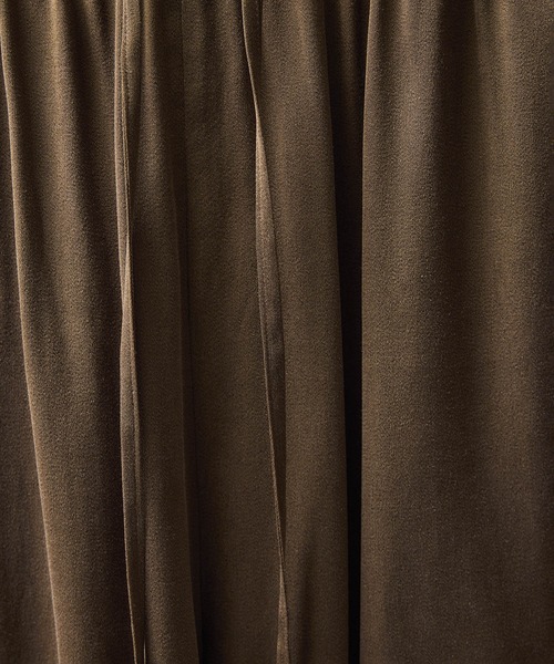 SALON adam et rope'(サロン アダム エ ロペ)の「【WEB限定】フィブリルキュプラリラクシーワイドパンツ(その他パンツ・レディース・チャコールグレー/ブラック/ブラウン・S/M)」の14枚目の写真