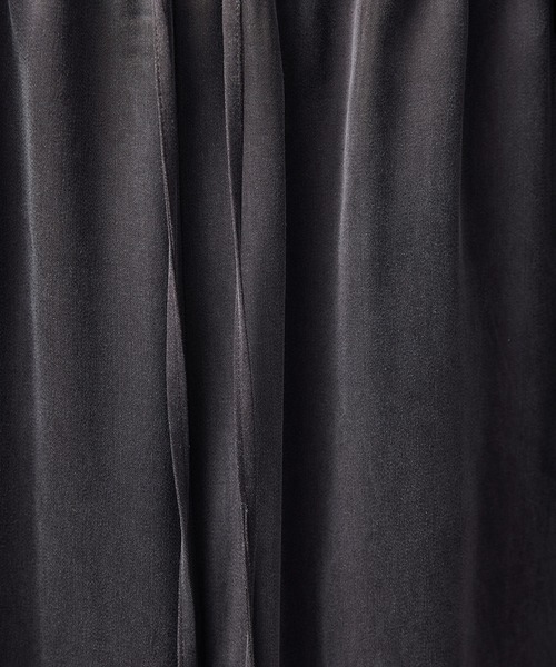 SALON adam et rope'(サロン アダム エ ロペ)の「【WEB限定】フィブリルキュプラリラクシーワイドパンツ(その他パンツ・レディース・チャコールグレー/ブラック/ブラウン・S/M)」の12枚目の写真