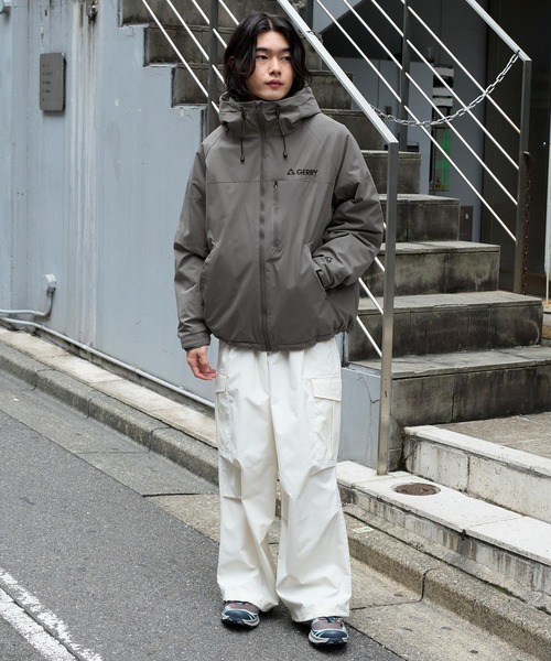 セール】GERRY/ジェリー 別注 ロゴワンポイント刺繍 中綿フード