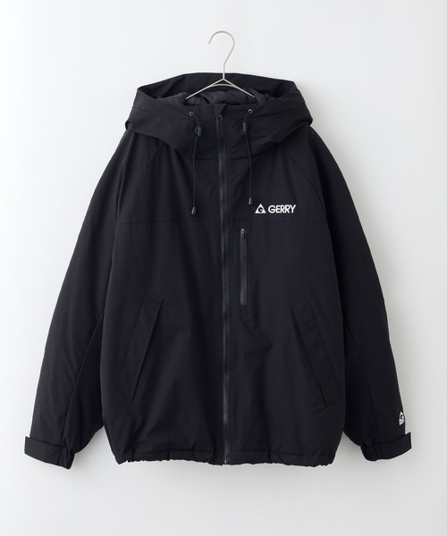 GERRY/ジェリー 別注 ロゴワンポイント刺繍 中綿フードブルゾン MONO