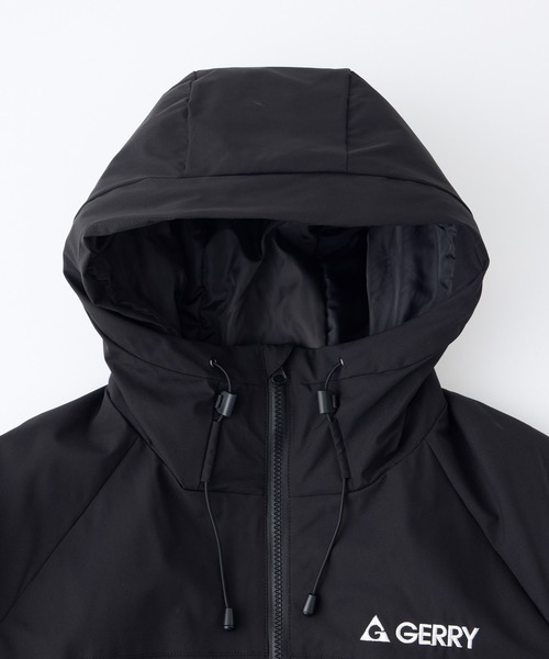 HENRYLEARヘンリーレア　フード付きブルゾン GERRY/ジェリー 別注 ロゴワンポイント刺繍 中綿フードブルゾン MONO