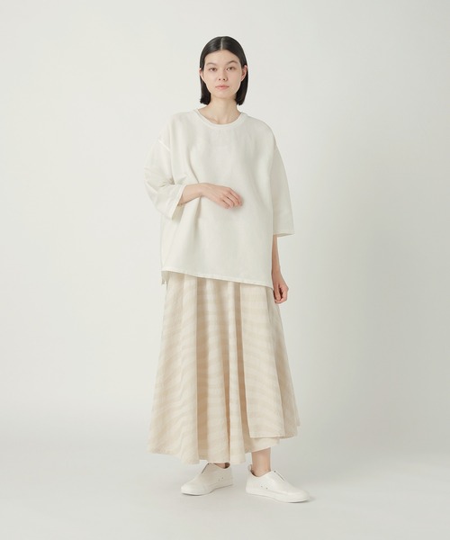 Plantation（プランテーション）の「BIZENナミナミWAVE / スカート / (O)（スカート・レディース・ベージュ/ネイビー/ブラック・M size）」の7枚目の写真