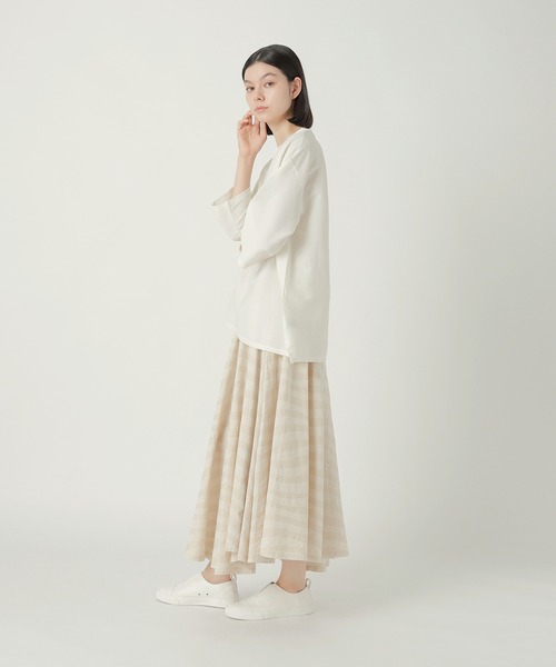 Plantation（プランテーション）の「BIZENナミナミWAVE / スカート / (O)（スカート・レディース・ベージュ/ネイビー/ブラック・M size）」の8枚目の写真