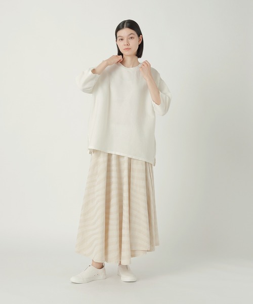 Plantation（プランテーション）の「BIZENナミナミWAVE / スカート / (O)（スカート・レディース・ベージュ/ネイビー/ブラック・M size）」の10枚目の写真