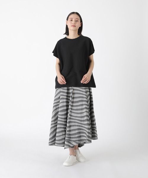 Plantation（プランテーション）の「BIZENナミナミWAVE / スカート / (O)（スカート・レディース・ベージュ/ネイビー/ブラック・M size）」の6枚目の写真