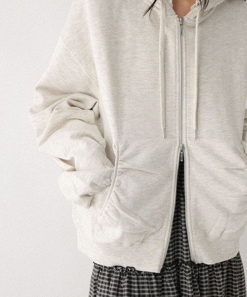 フリルZIPフーディ 599207（パーカー）｜Heather（ヘザー）の