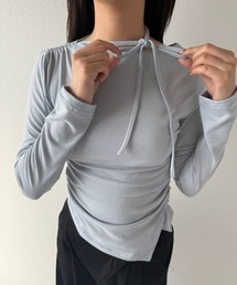 【ZOZO限定】サイドシャーリング カットソー
