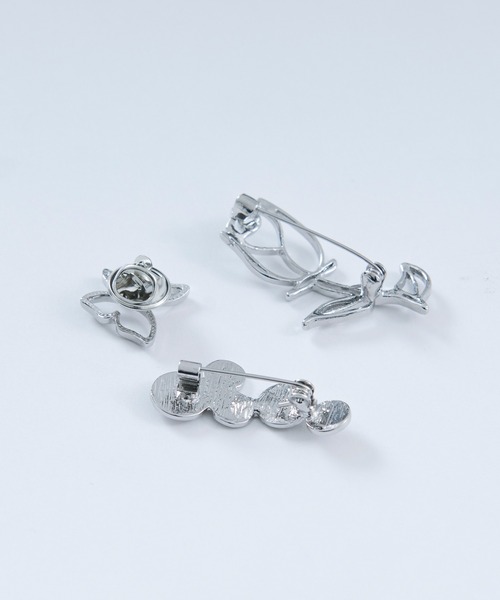 Ellno Loset（エルノロゼット）の「3SETブローチ（ブローチ/コサージュ・メンズ・シルバー・FREE）」の4枚目の写真