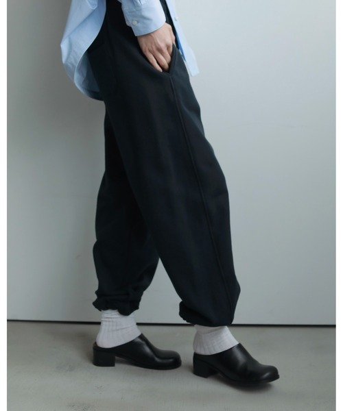 anuke（アンヌーク）の「Drawstring Sweat Pants（スウェットパンツ・レディース・ネイビー/グレー/クリーム・36inch/38inch）」の8枚目の写真